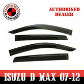 LUXURY Weathershields, Weather shields for ISUZU D-MAX Dual Cab 08-12 model